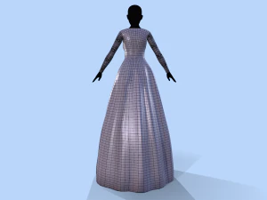 wedding dress 3D Model