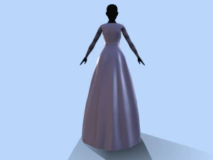 wedding dress 3D Model