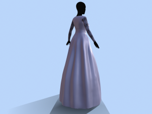 wedding dress 3D Модель