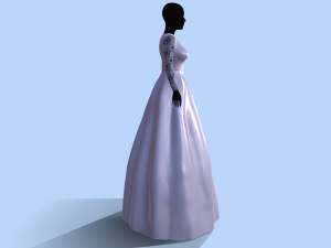 wedding dress 3D Модель