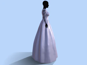 wedding dress 3D Model