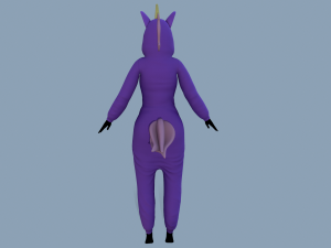 kigurumi unicorn Modelo 3D