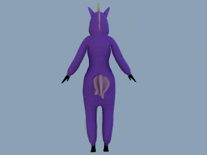 kigurumi unicorn 3D Model