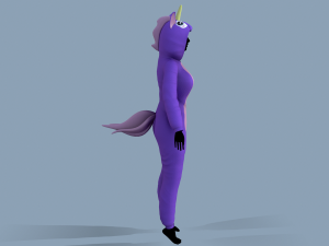 kigurumi unicorn Modelo 3D
