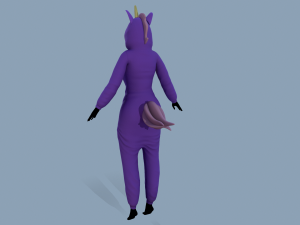 kigurumi unicorn Modelo 3D