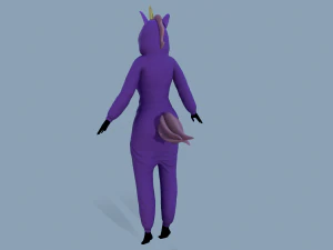 kigurumi unicorn 3D Model