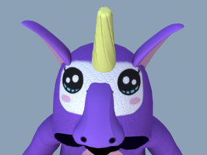 kigurumi unicorn Modelo 3D