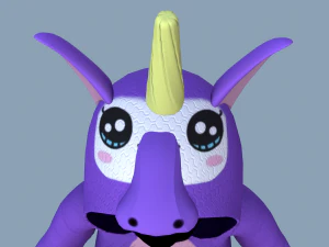 kigurumi unicorn 3D Model