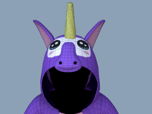kigurumi unicorn Modelo 3D