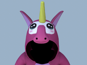 kigurumi unicorn 2 3D Model