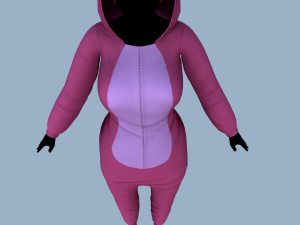 kigurumi unicorn 2 3D Model