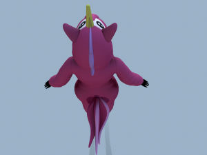 kigurumi unicorn 2 3D Model