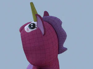 kigurumi unicorn 2 3D Model