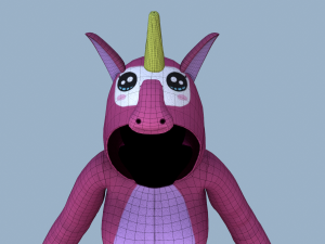 kigurumi unicorn 2 3D Model