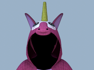 kigurumi unicorn 2 3D Model
