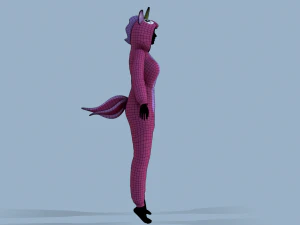 kigurumi unicorn 2 3D Model