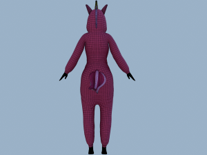 kigurumi unicorn 2 3D Model