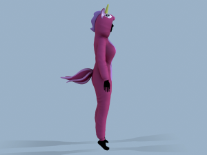 kigurumi unicorn 2 3D Model
