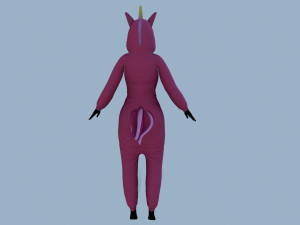 kigurumi unicorn 2 3D Model