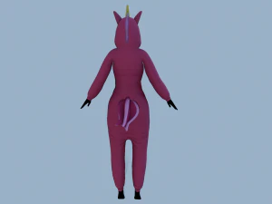 kigurumi unicorn 2 3D Model