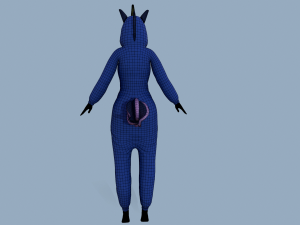 kigurumi unicorn 3 3D 模型