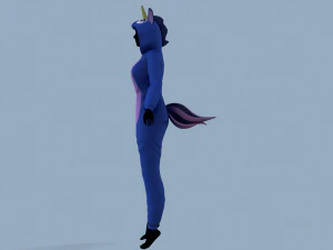 kigurumi unicorn 3 3D Model