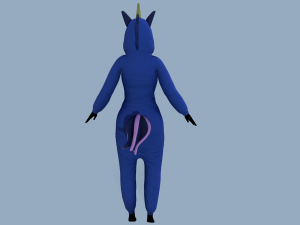 kigurumi unicorn 3 3D 模型