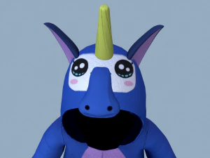 kigurumi unicorn 3 3D Model