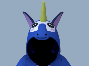 kigurumi unicorn 3 3D 模型