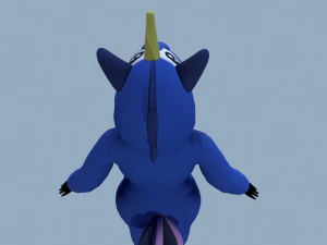 kigurumi unicorn 3 3D Model