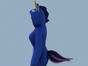 kigurumi unicorn 3 3D Model