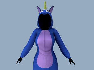 kigurumi unicorn 3 3D 模型