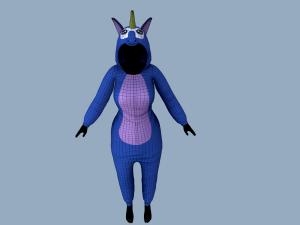 kigurumi unicorn 3 3D 模型