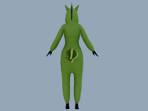 kigurumi unicorn 4 3D Model