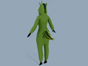 kigurumi unicorn 4 3D Model