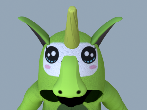 kigurumi unicorn 4 Model 3D