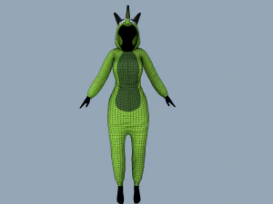 kigurumi unicorn 4 3D Model