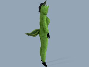 kigurumi unicorn 4 Model 3D