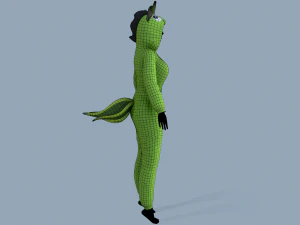 kigurumi unicorn 4 3D Model