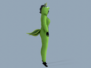 kigurumi unicorn 4 Model 3D