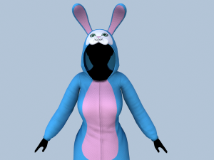 kigurumi bunny 3D Model