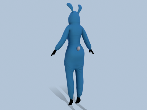 kigurumi bunny Modello 3D