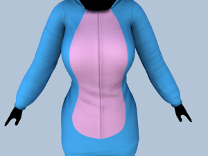 kigurumi bunny Modello 3D
