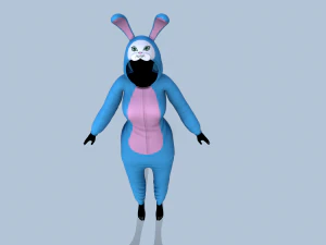 kigurumi bunny 3D Model