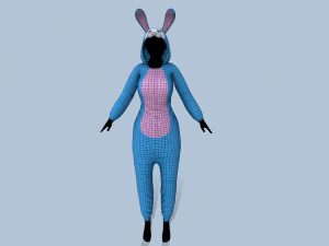 kigurumi bunny 3D Model