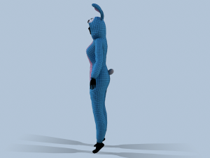 kigurumi bunny Modello 3D