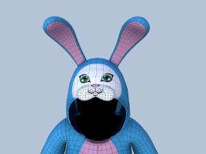 kigurumi bunny Modello 3D