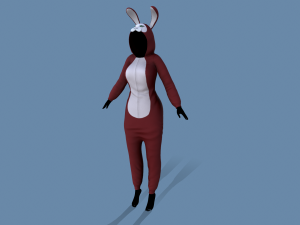 kigurumi bunny 2 3D Model