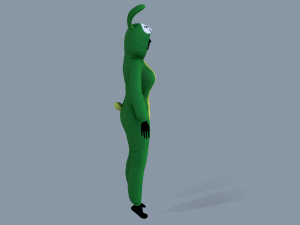 kigurumi bunny 3 Modelo 3D