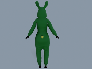 kigurumi bunny 3 Modelo 3D